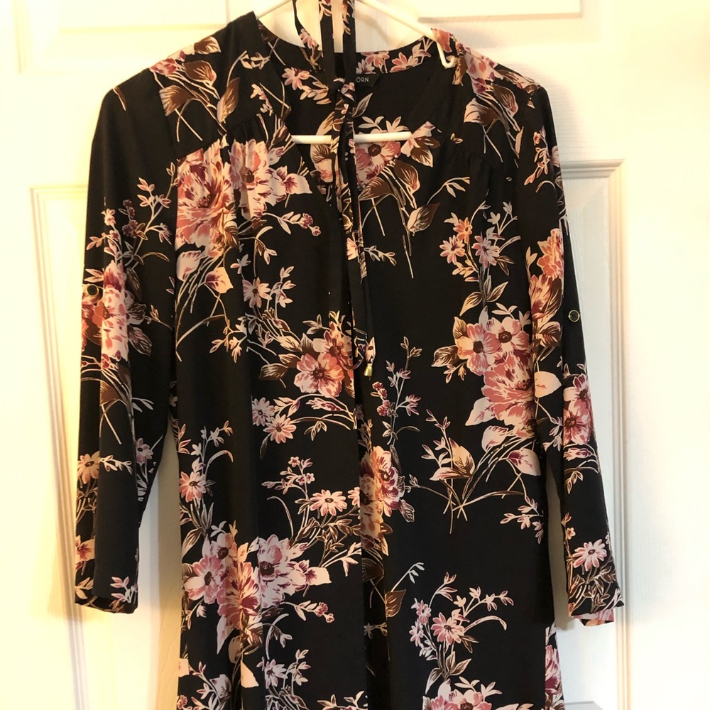 Perfect Fall dress - Navy floral